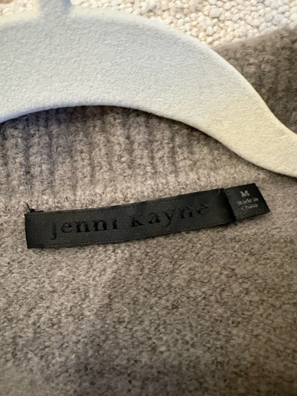 Jenni Kayne Stevie Cashmere Polo - Pewter - Size M - Picture 4 of 5